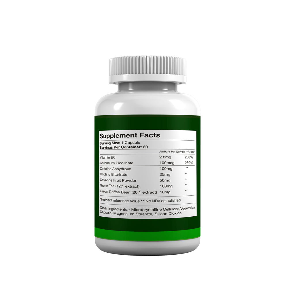 Burn Jaro – Vegan Food Supplement Capsules (60 Capsules)