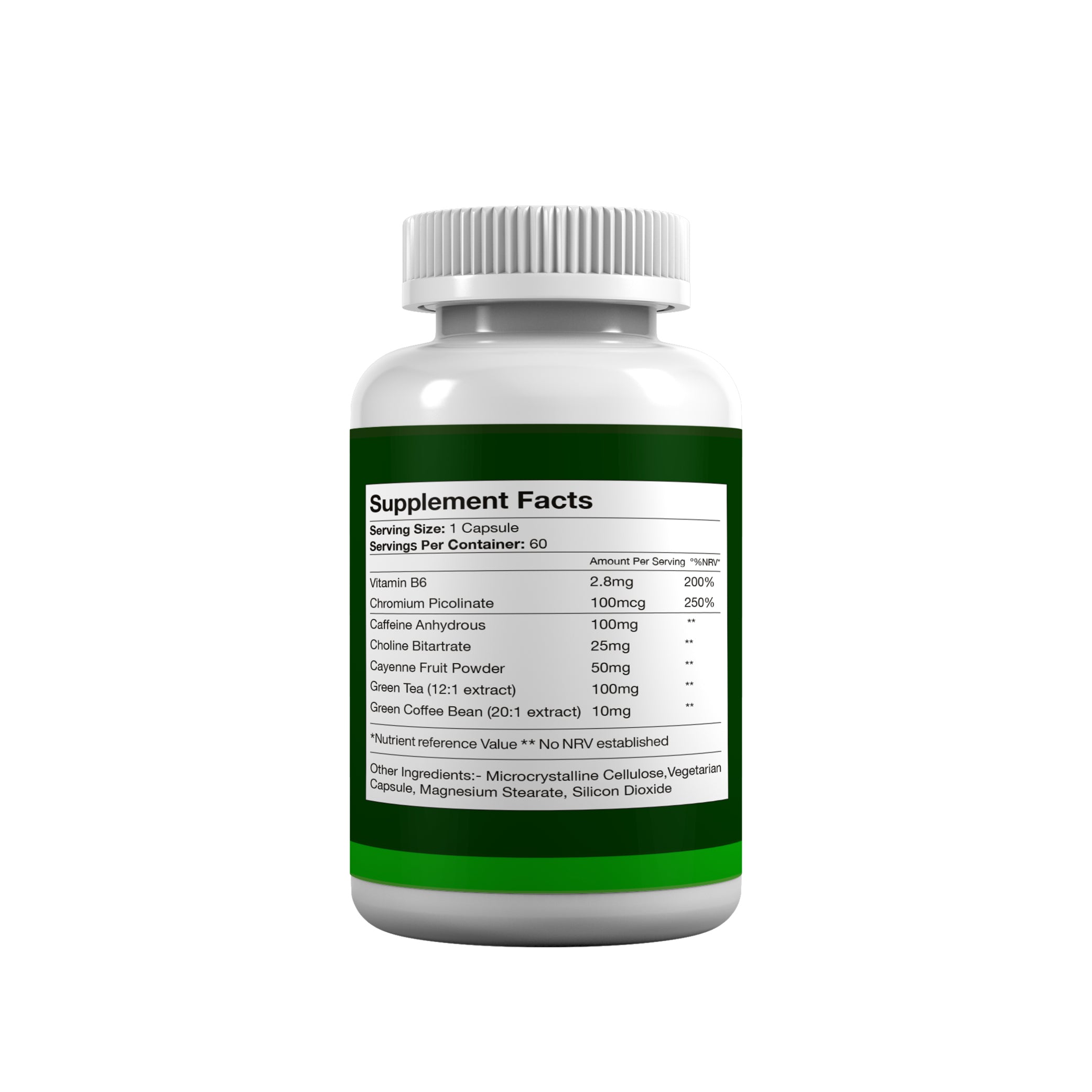 Burn Jaro – Vegan Food Supplement Capsules (60 Capsules)