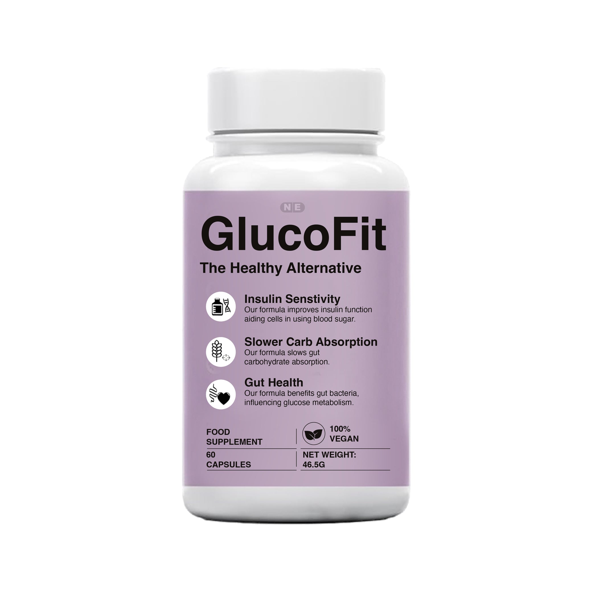 GlucoFit Botanical Food Supplement, 60 Capsules