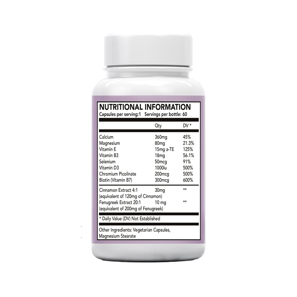 GlucoFit Botanical Food Supplement, 60 Capsules