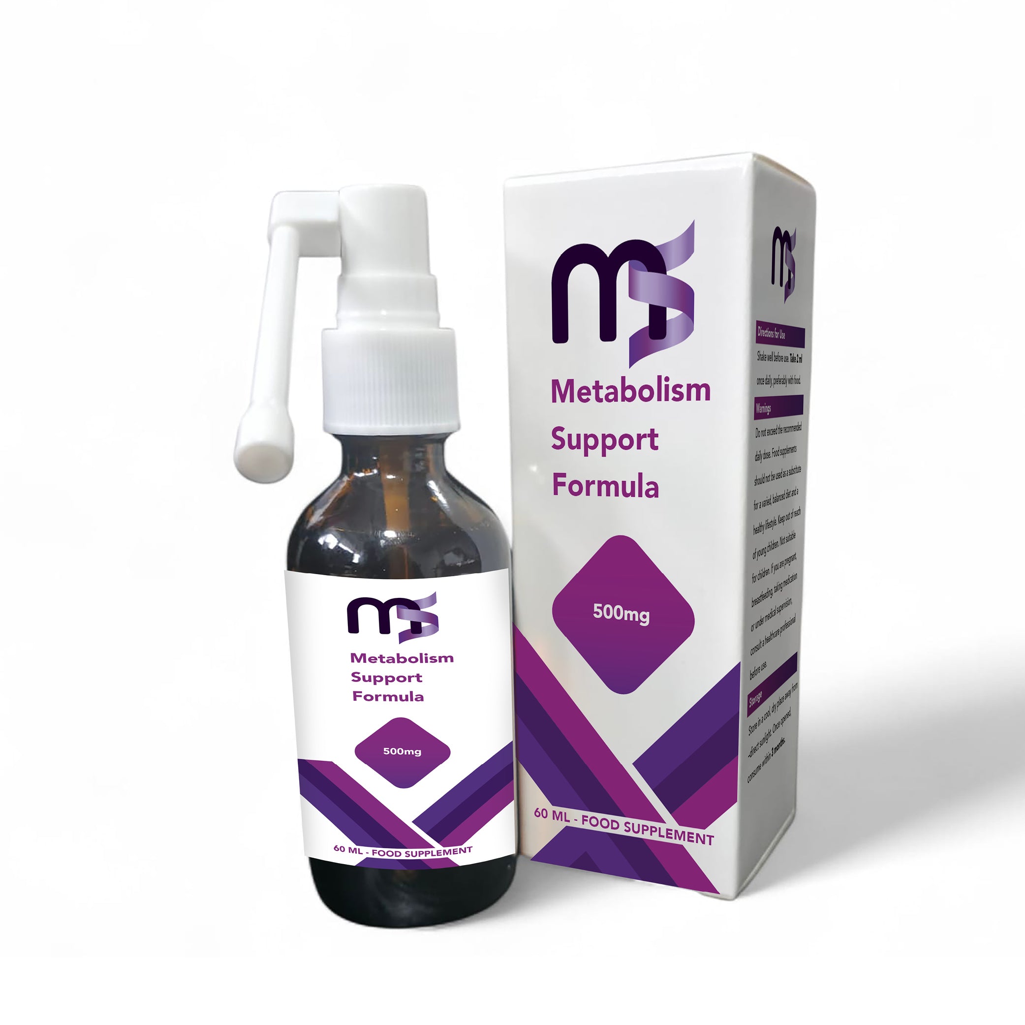 M Metabolism Support Formula – Liquid MCT & Botanical Blend with Vitamin D3 – 500 mg Active Complex – 2 ml Daily