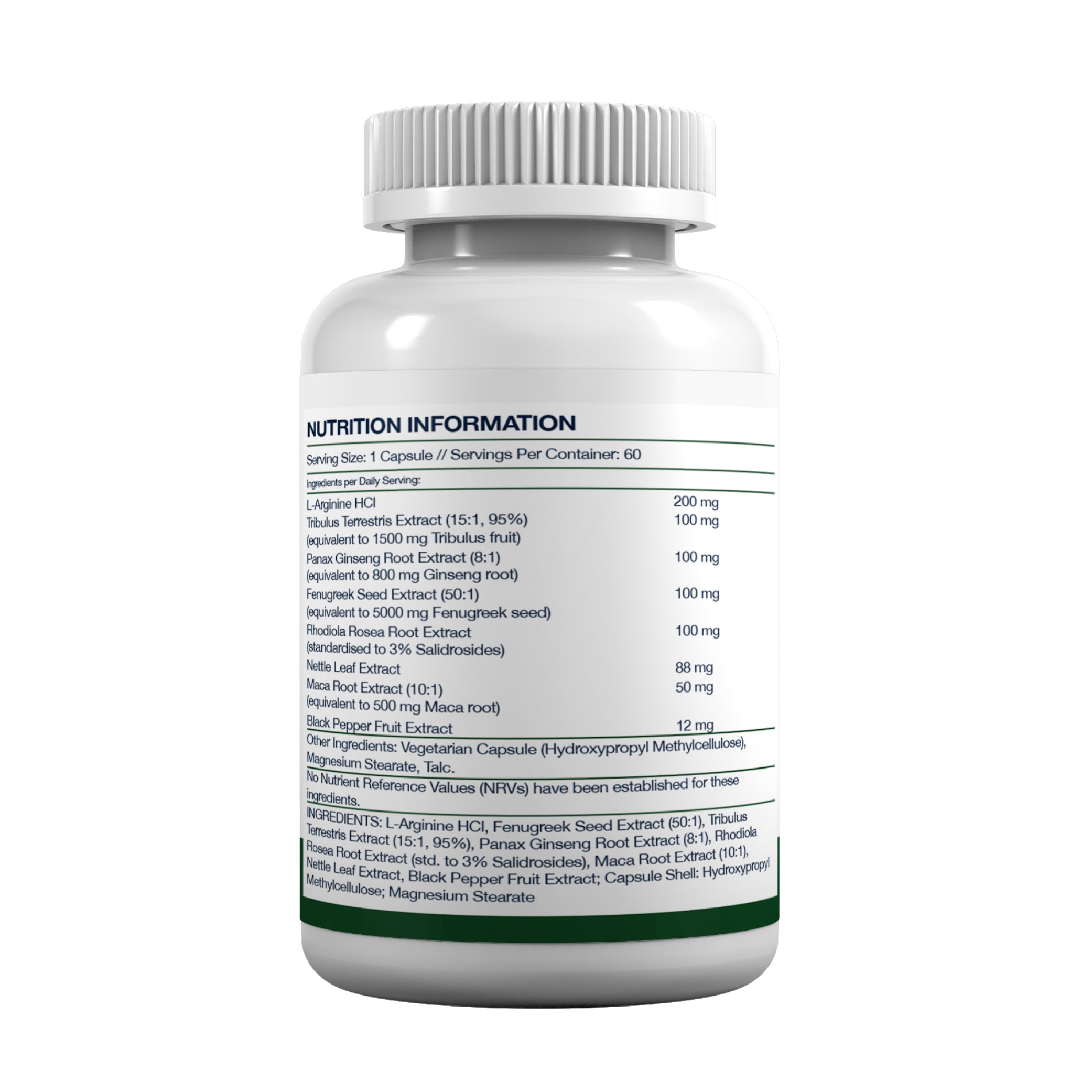 Mendorex Men’s Vitality Complex – 60 Vegetarian Capsules