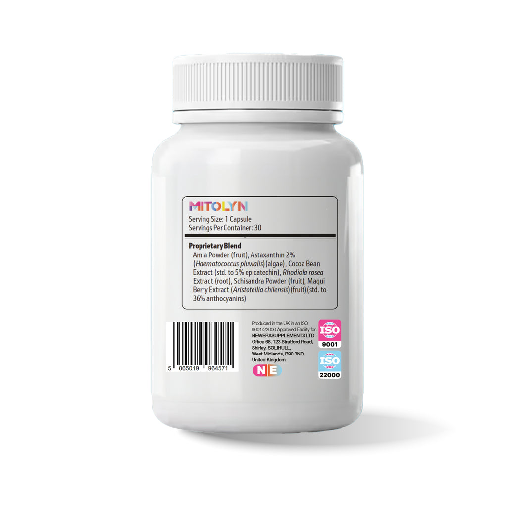 Mitolyn Botanical Food Supplement, Vegan & Gluten-Free, 60 Capsules